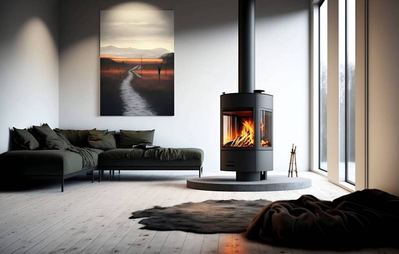 Chauffage central avec poêle à granulé dernière génération avec pose et mise en service assurées à Aix en Provence