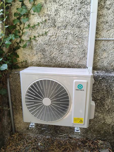 Pose climatisation HEIWA zen plus 3,5kw a Allauch par EIMD ENERGIES